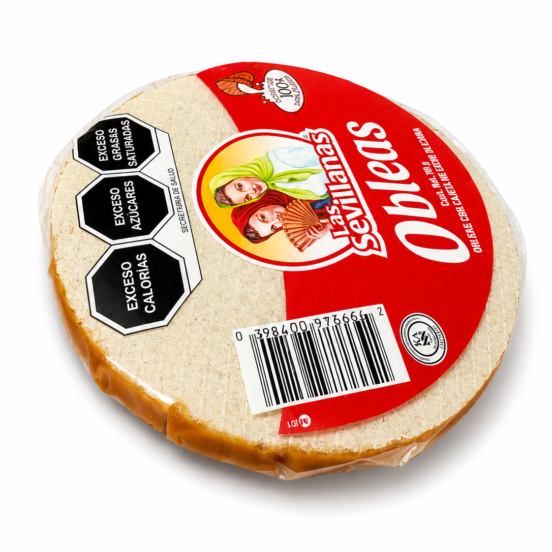 Obleas Gigantes Rellenas de Cajeta