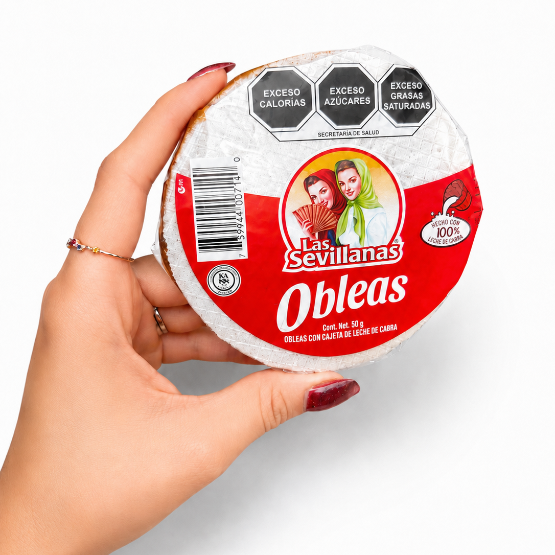 Obleas Rellenas de Cajeta