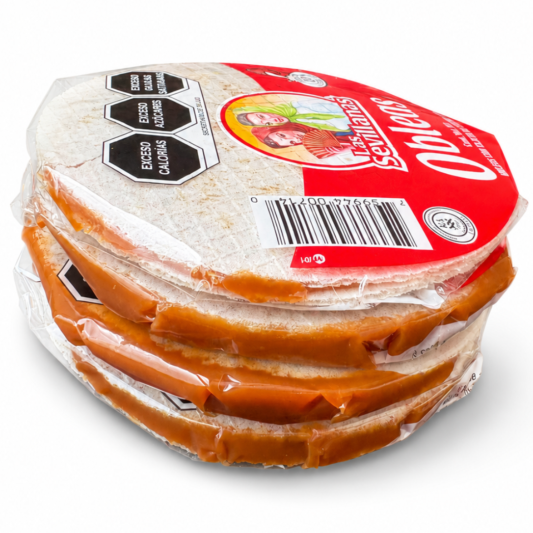 Obleas Rellenas de Cajeta